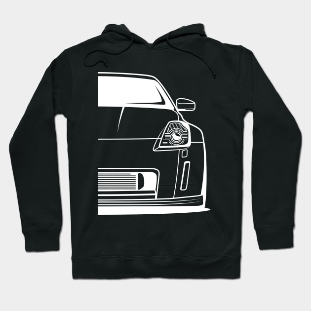 JDM Front 350Z Hoodie by GoldenTuners